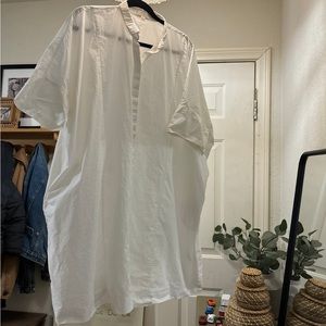 COS collared tshirt dress 100% cotton size 12